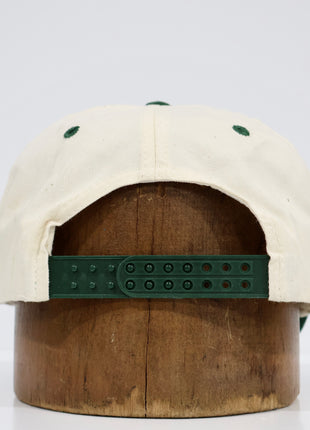Try Something New Custom Embroidered Green Suede/Cream Snapback Franznfamilyfootwear Official Collab