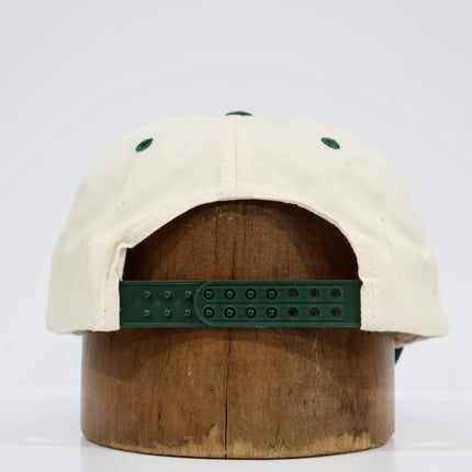Try Something New Custom Embroidered Green Suede/Cream Snapback Franznfamilyfootwear Official Collab