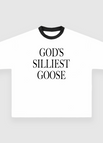 White / Black Ringer / Small