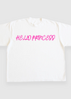 White (Pink Text) / Small