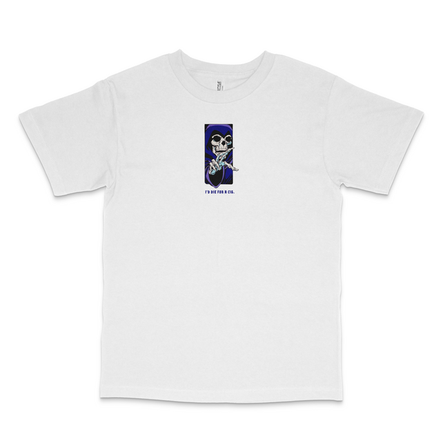 I'd Die For A Cig Custom Printed T-Shirt