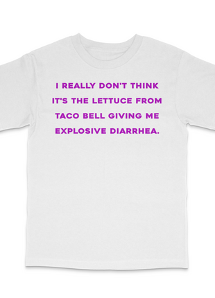 I Don't Think It Is The Lettuce Custom Printed T-Shirt