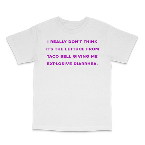 I Don't Think It Is The Lettuce Custom Printed T-Shirt