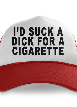I'd Suck A Custom Printed Mesh Trucker Hat