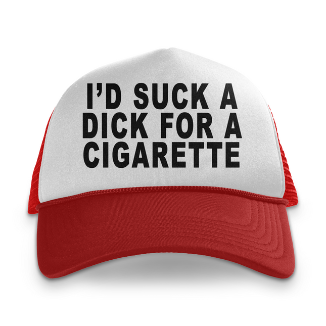 I'd Suck A Custom Printed Mesh Trucker Hat