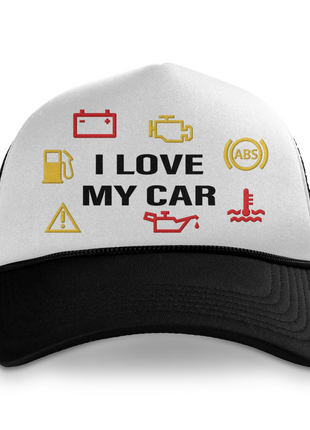 I Love My Car Custom Printed Hat