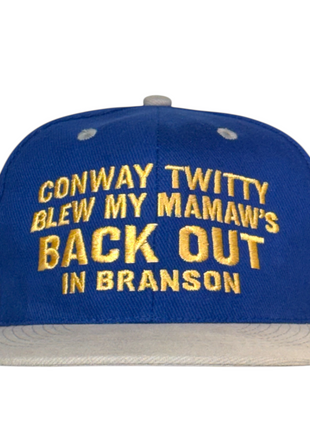 Conway Twitty Branson Hat Embroidered Adjustable Cap