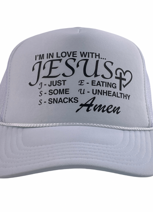 I’m in love with Jesus custom printed Hat