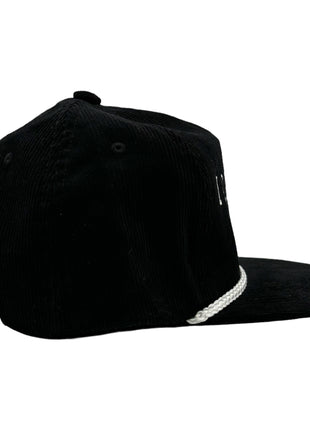 I CAN’T DRINK TONIGHT JK I’M DRINKING on a Black Corduroy Rope SnapBack Hat Cap official Collab Cut The Activist FUNNY BEER HAT