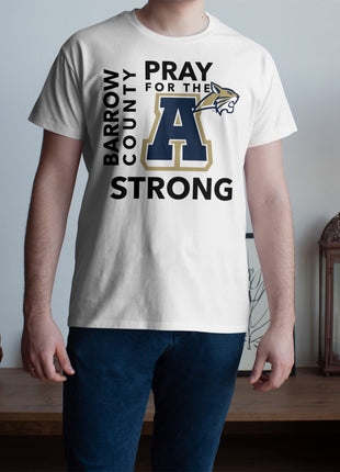 Pray for the A Barrow County Strong Apalachee High School Men’s T-shirt (100%) All proceeds from sales will be donated