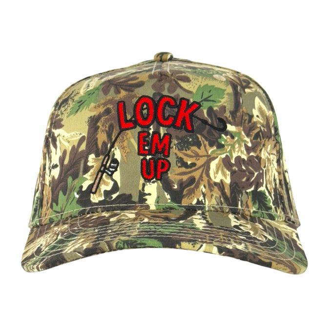 Lock Em Up Hat Custom Embroidered