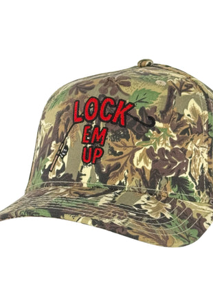 Lock Em Up Hat Custom Embroidered