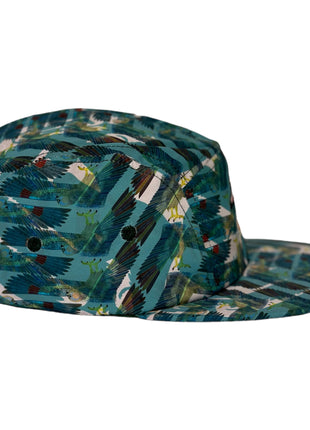 WOOD DUCK HUNTING on a Vintage 5 Panel SnapBack Cap Hat Custom Embroidered ￼