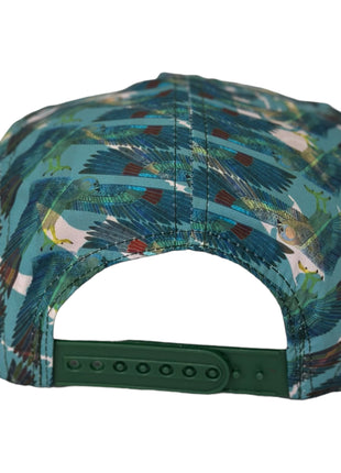 WOOD DUCK HUNTING on a Vintage 5 Panel SnapBack Cap Hat Custom Embroidered ￼
