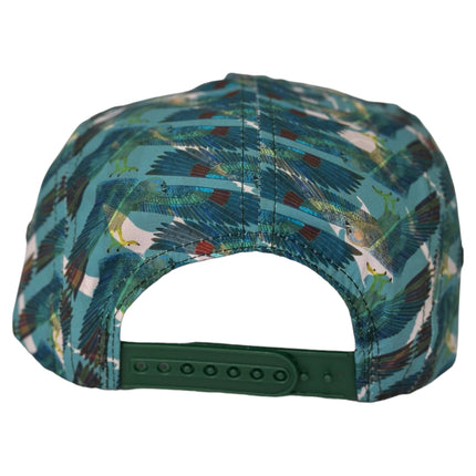 WOOD DUCK HUNTING on a Vintage 5 Panel SnapBack Cap Hat Custom Embroidered ￼