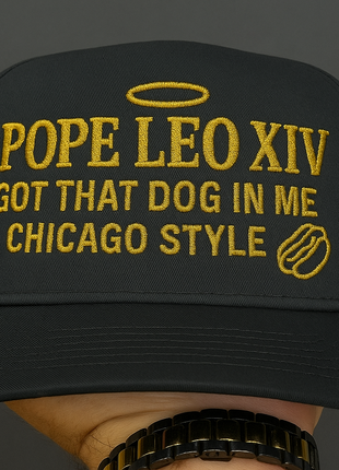 Chicago Pope Hat Custom Embroidered