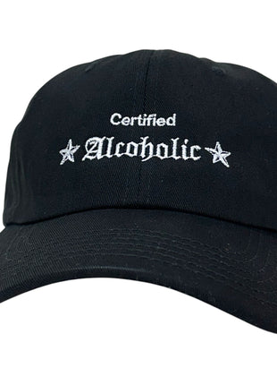 Certified Alcoholic Hat Custom Embroidered