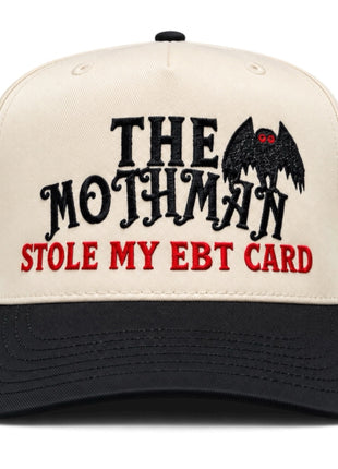 The Mothman Stole My EBT Card Embroidered Hat