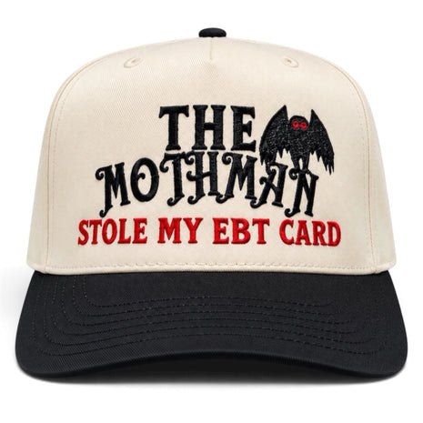 The Mothman Stole My EBT Card Embroidered Hat