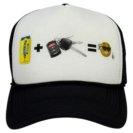 Tea plus keys Print Custom Hat