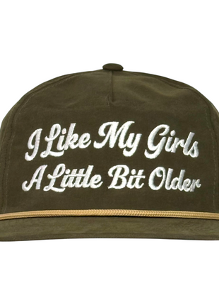 I Like My Girls A Little Bit Older Hat Funny Embroidered Snapback