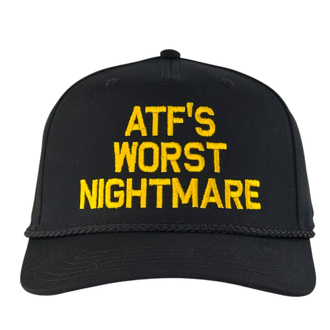 ATF’s Worst Nightmare Hat Funny Custom Embroidered Trucker Cap