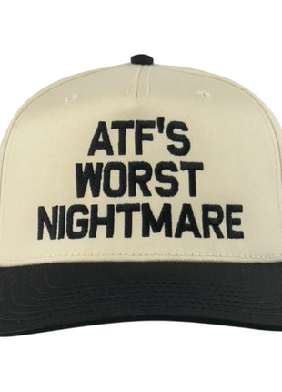 ATF’s Worst Nightmare Hat Funny Custom Embroidered Trucker Cap
