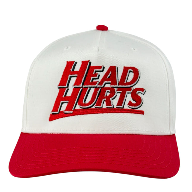 Head Hurts Trucker Hat Funny Meme Cap Retro Custom Embroidered Dad Hat