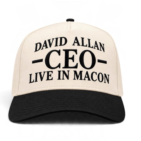 David Allan CEO Live In Macon Custom Embroidered Snapback