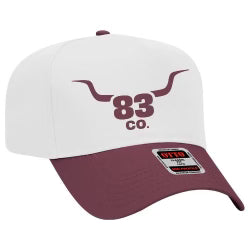 Custom order 4 hats total. 2 maroon and white and 2 black and white Snapback hats with logo