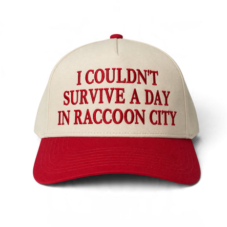 I Couldn’t Survive A Day In Raccoon City Custom Embroidered Hat
