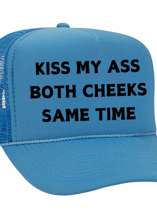 Kiss My Butt Trucker Hat Custom Printed