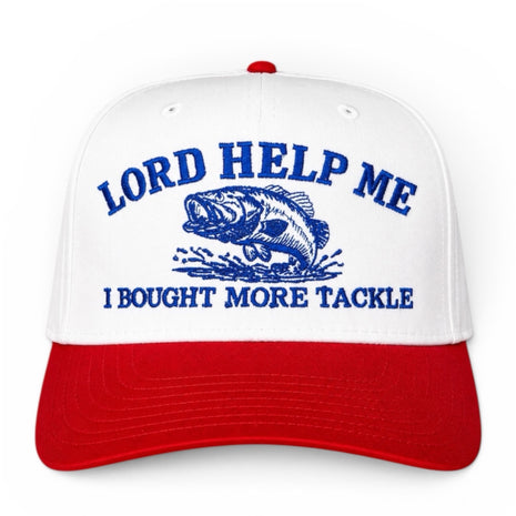Funny Fishing Hat Lord Help Me Bass Fish Cap