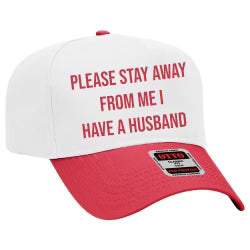 Custom order please stay away from me I have a husband custom embroidery