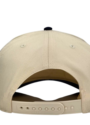Back The Blast Custom Embroidered Snapback Navy/Cream