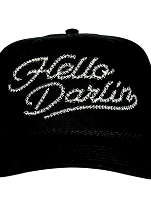 Hello Darlin Outlaw Country Vibe Embroidered Hat