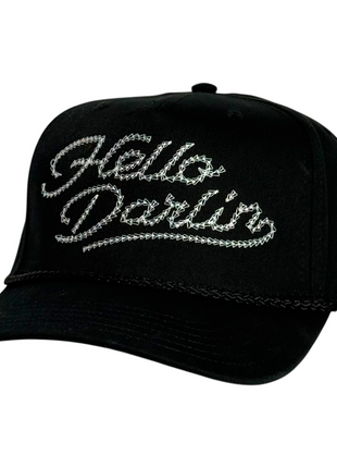 Hello Darlin Outlaw Country Vibe Embroidered Hat