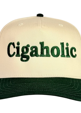 Cigaholic St. Patrick’s Day Hat Custom Embroidered Unisex Adjustable Cap