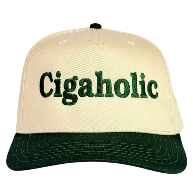 Cigaholic St. Patrick’s Day Hat Custom Embroidered Unisex Adjustable Cap