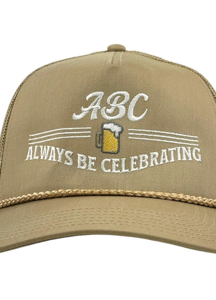 ABC Always Be Celebrating Mesh Trucker Hat