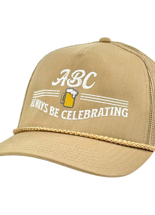 ABC Always Be Celebrating Mesh Trucker Hat