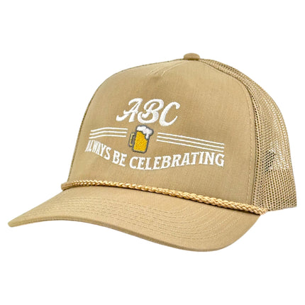 ABC Always Be Celebrating Mesh Trucker Hat