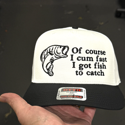 Funny Fishing Hat Bass Fishing Joke Snapback Viral Fisherman Humor Cap Lake Life Gag Gift for Men