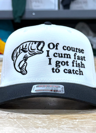 Funny Fishing Hat Bass Fishing Joke Snapback Viral Fisherman Humor Cap Lake Life Gag Gift for Men