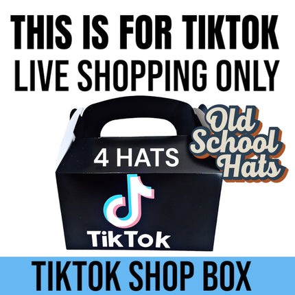 TIKTOK Live Mystery Hat Box 4 hats