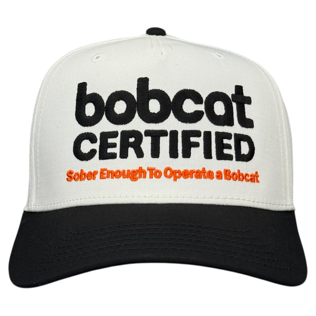 Bobcat Certified Hat Custom Embroidered