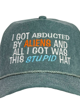 I Got Abducted By Aliens and All I got Was This Stupid Hat