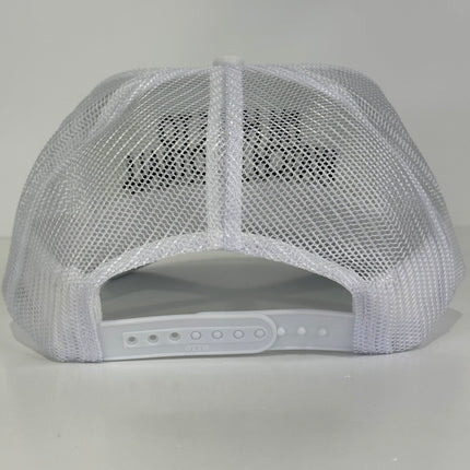 I’m here to watch football and get drunk custom embroidered mesh trucker