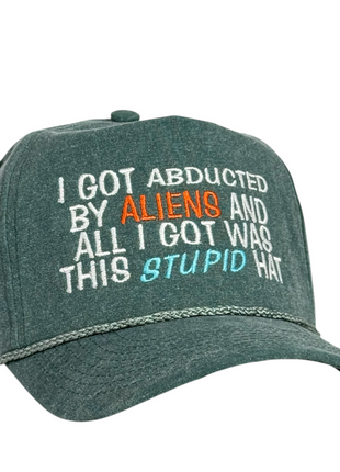 I Got Abducted By Aliens and All I got Was This Stupid Hat
