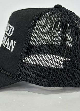 I Survived Burning Man 2023 Custom Embroidered Meme rope mesh SnapBack